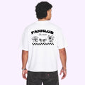 T-shirt FANKLUB Air dealer blanc logo noir