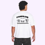 T-shirt FANKLUB Air dealer blanc logo noir