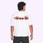 T-shirt FANKLUB Air dealer blanc logo rouge et noir