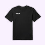 T-shirt FANKLUB AIR DEALER noir écriture rose et jaune
