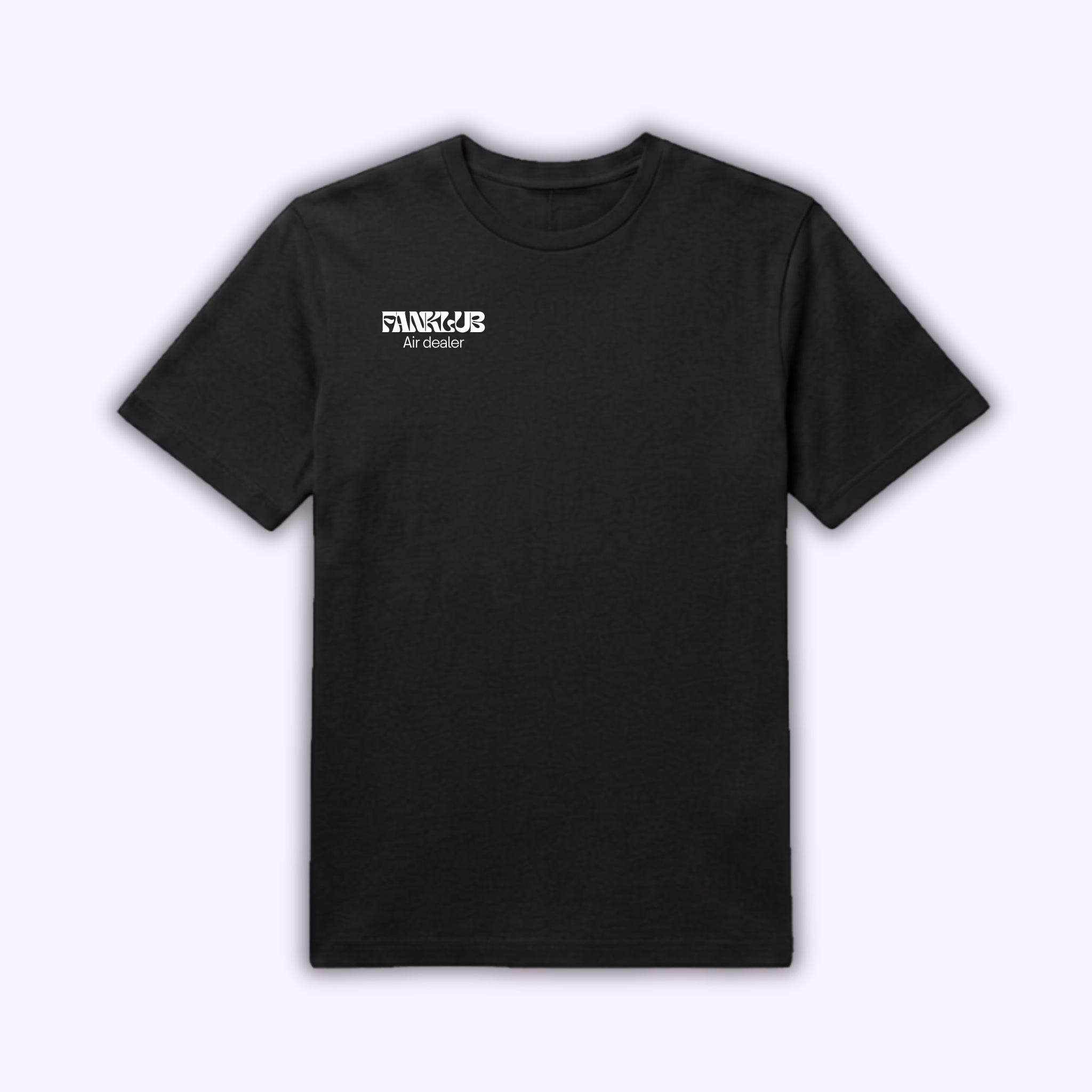 T-shirt ONLY FAN Noir logo violet et jaune