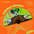 Éventail Mickey mouse UV double face 27cm