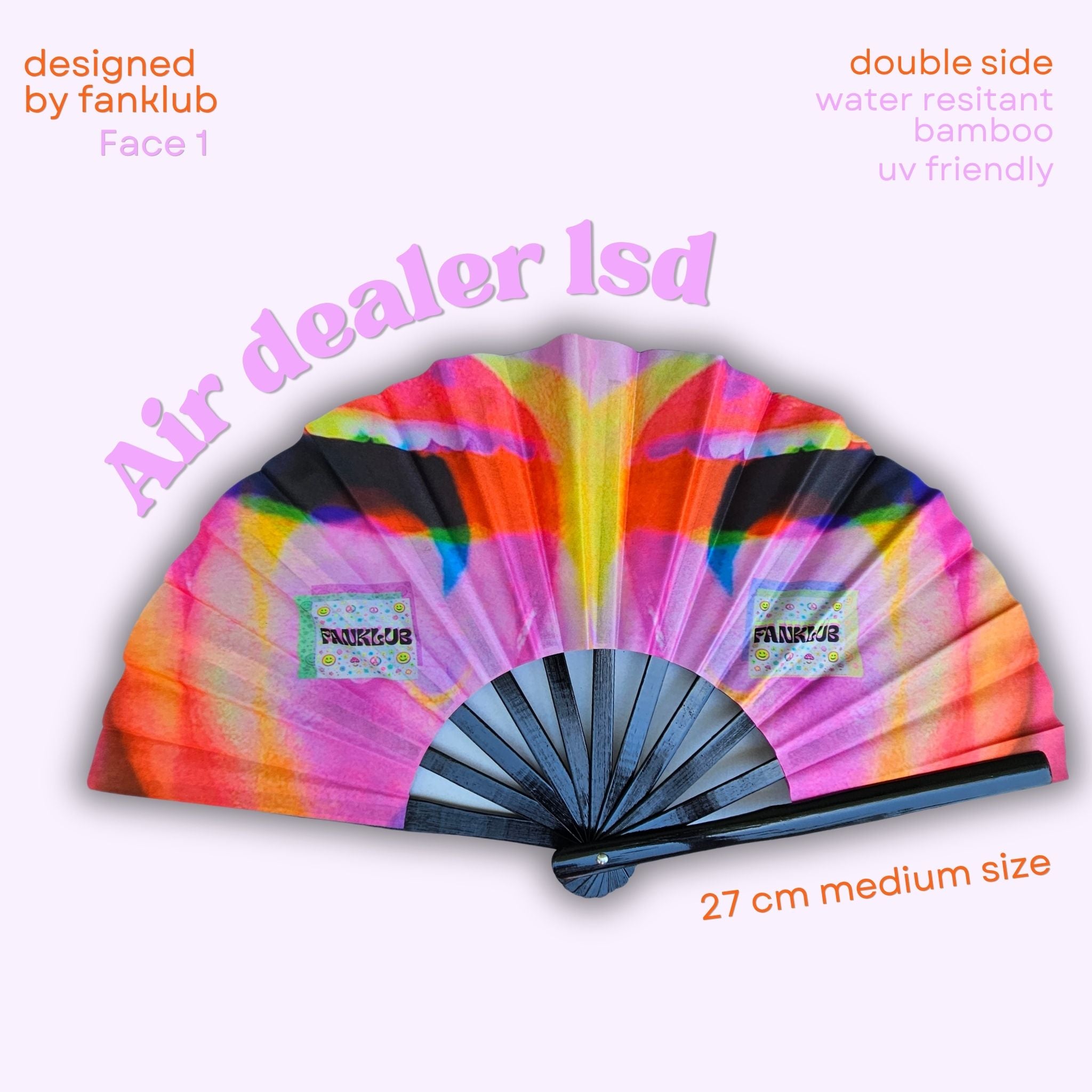 Éventail Air dealer LSD UV double face 27cm