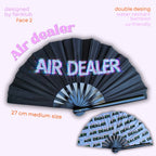 Éventail Air dealer UV double face 27cm