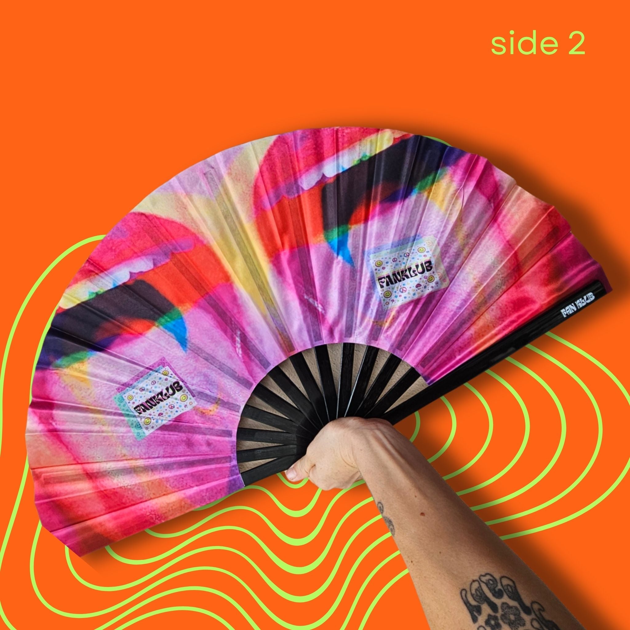 Éventail Air dealer UV double face 27cm