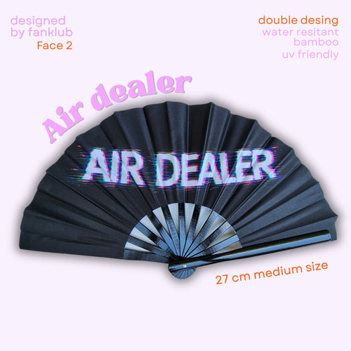 Éventail Air dealer UV double face 27cm