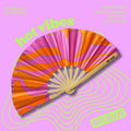Éventail Hot vibes UV double face 27cm