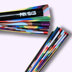Éventail Be proud UV double face 27cm