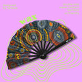 Éventail Wax UV double face 27cm