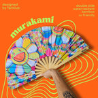 Éventail Murakami UV double face27cm