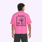 T-shirt FANKLUB Air dealer rose logo noir